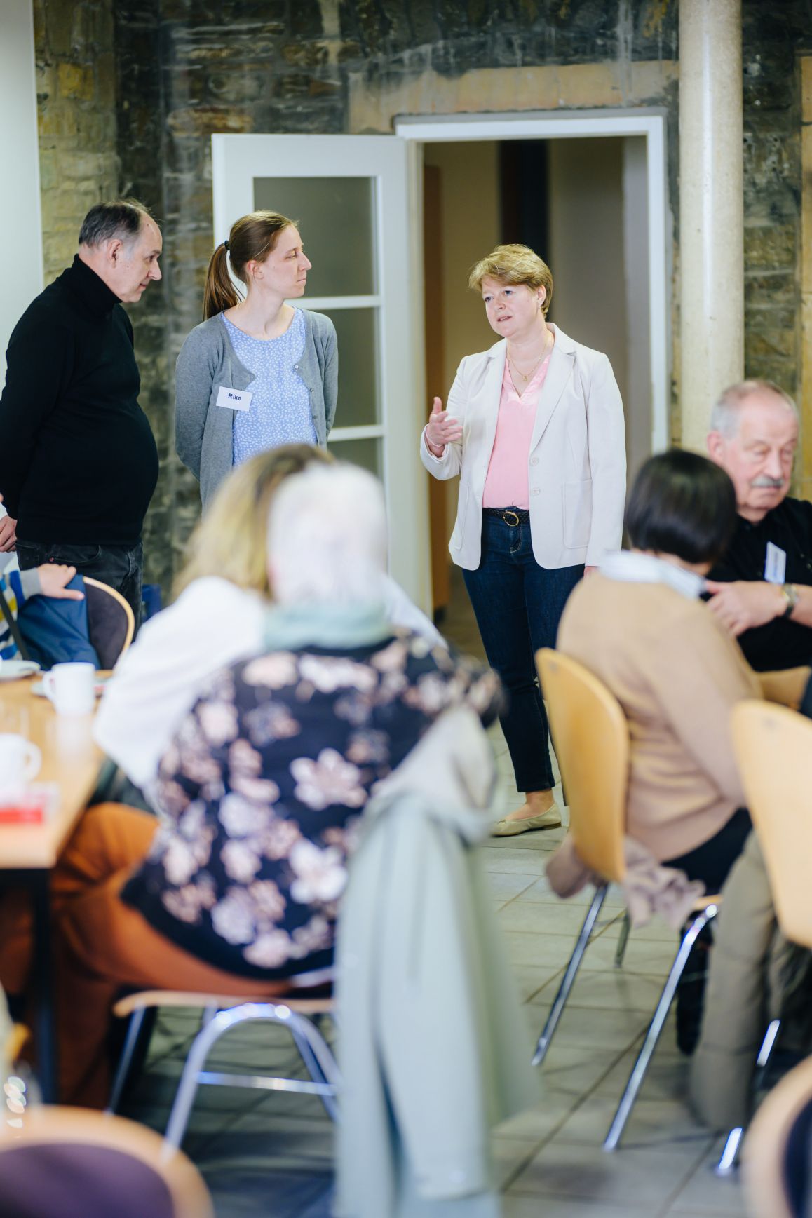 Gesprächsrunde: Sonja Bauer, Rike Horgan, Volker Kohlschmidt
